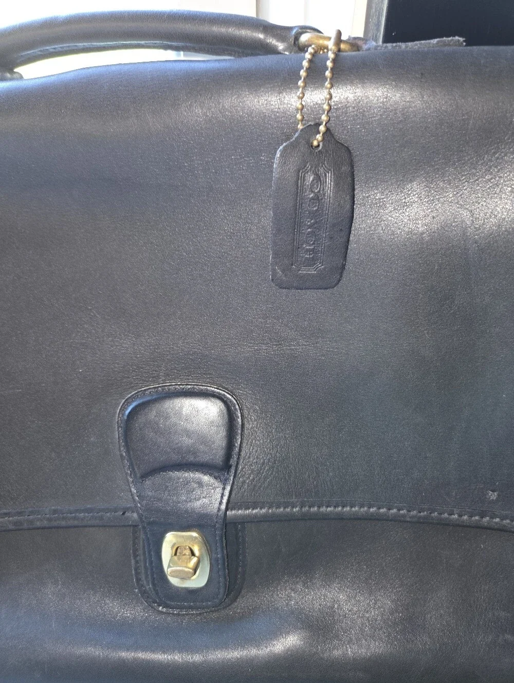 Andy's Devil Wears Prada II Coach 5180 Metropolitan Messenger Black/Brass ExCond